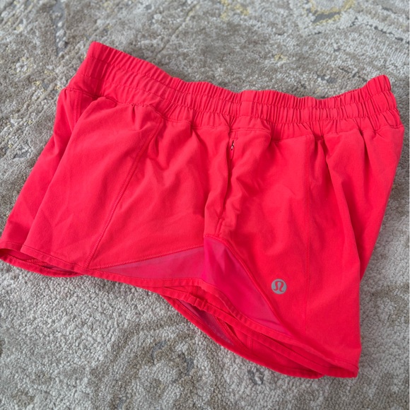 Lululemon Hotty Hot High-Rise Lined Short Neon size 10 - Picture 6 of 10